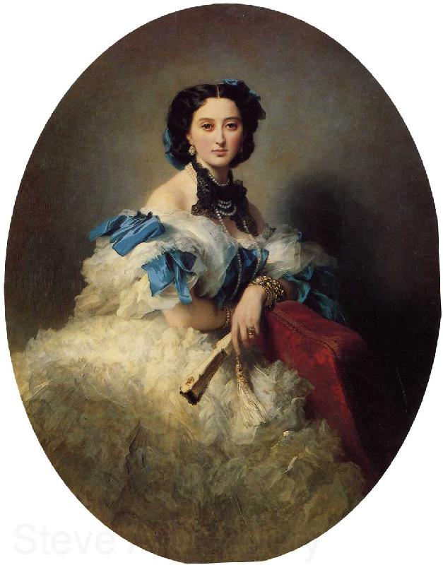 Franz Xaver Winterhalter Countess Varvara Alekseyevna Musina-Pushkina France oil painting art